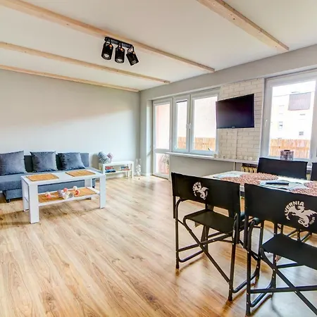 Apartment Halinka Salon, Sypialnia, Kuchnia, Balkon Powierzchnia 50m